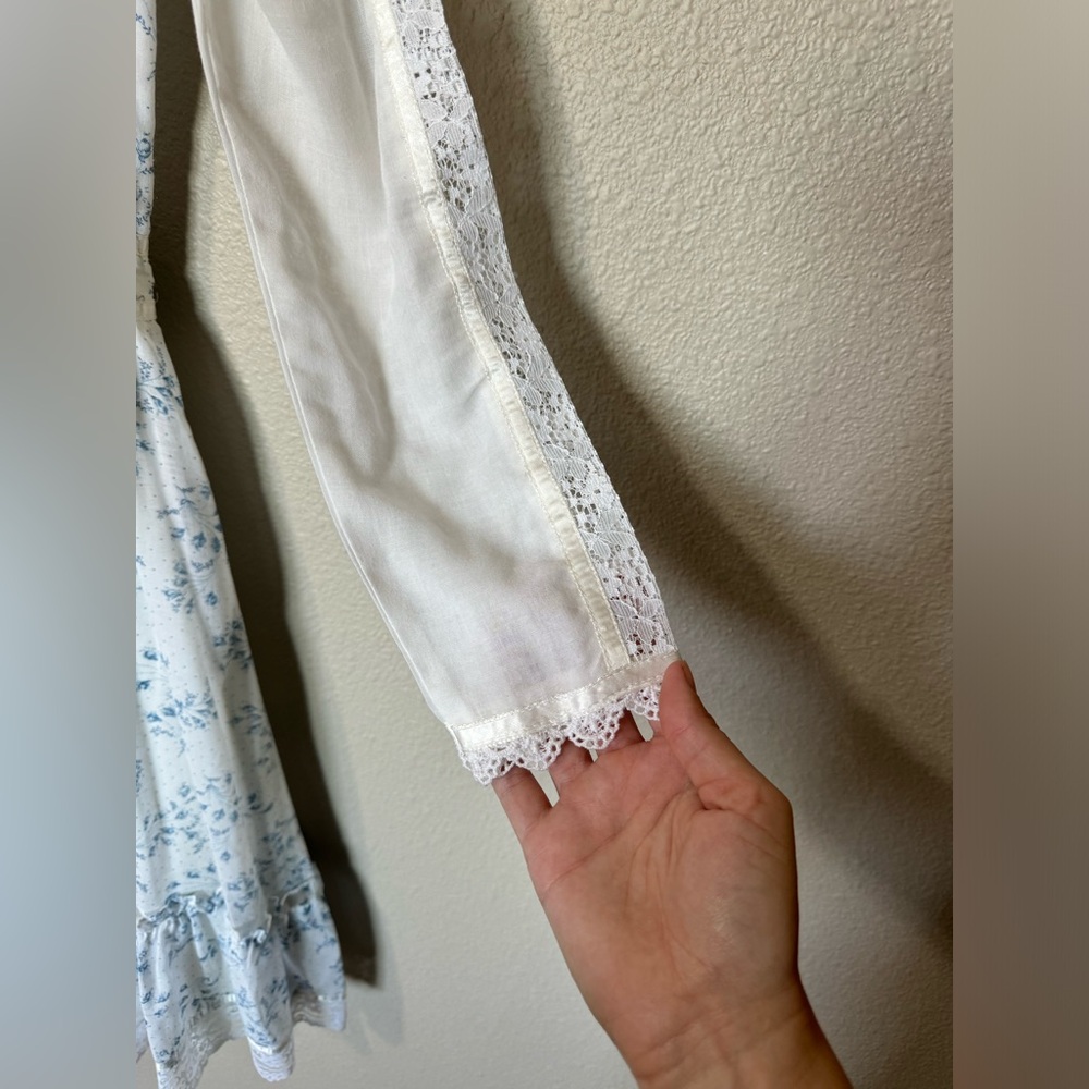 RARE 1960s Gunne Sax Boho Cottagecore Fairycore Peasant Dress - Picture 14 of 14